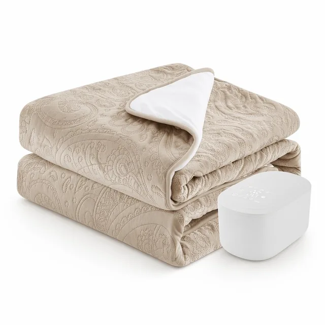 Nonwoven water-heated mattress pad