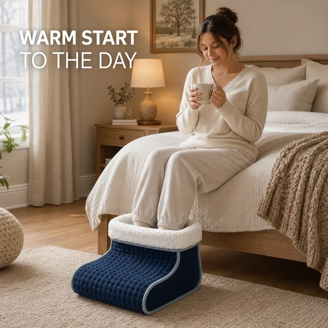 Crystal-velvet and sherpa foot blanket